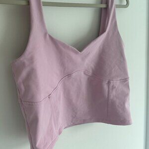 Abercrombie & Fitch Soft Pink Sculpt Tank Top